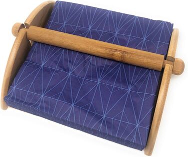 Бамбуковий тримач для серветок - Квадратний тримач для серветок з вагами Acabado Circular