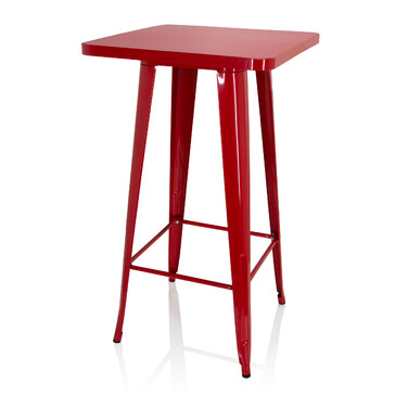 Стіл Барний / Металевий VANTAGGIO HIGH T червоний для офісу