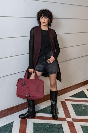 Сумка-органайзер Reisenthel Allrounder M – універсальна дорожня сумка для роботи та відпочинку, Twist Maroon