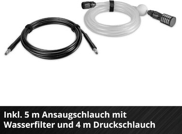Einhell HYPRESSO 18/24-1 Акумуляторний мийний пістолет Power X-Change (24 бар, 240 л/год, без акумулятора та зарядного пристрою)