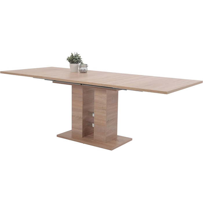 Розсувний обідній стіл Hela Helena, 140-220x90 см, ДСП, декор сонома дуб
