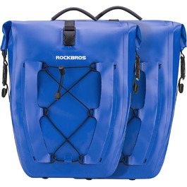 Багажна сумка ROCKBROS для багажника 25L-32L 103 водонепроникні задні кофри з ручкою для перенесення (сині*2)