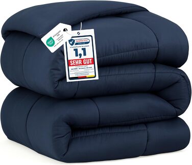 BEDSURE Зимова ковдра 220x240 см - тепла ковдра для зими, 450gsm, білий колір, BEDSURE