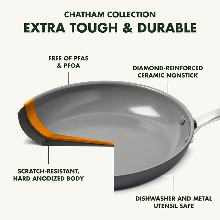Сковорода GreenPan Chatham 30,5 см з кришкою
