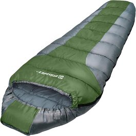 Спальний мішок Bessport, спальний мішок для мумій на відкритому повітрі, 3-сезонний маленький і надлегкий спальний мішок для дорослих, теплий водостійкий спальний мішок для кемпінгу, трекінгу (зелений-L)