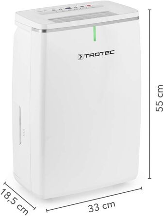 Осушувач повітря TROTEC Comfort TTK 53 E (макс. 16 л/день), підходить для приміщень площею до 78 м / 31 м