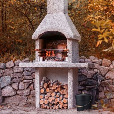 Відро для сміття Relaxdays чорного кольору з кришкою, 12 літрів