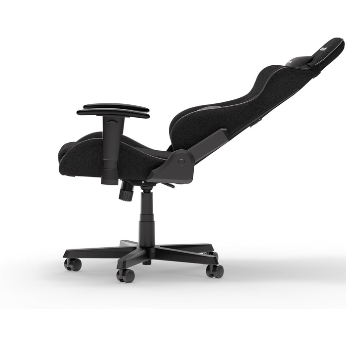 Крісло ігрове DXRacer Formula L, чорний, тканина FD23 - ергономічне, для ПК геймерів та офісу