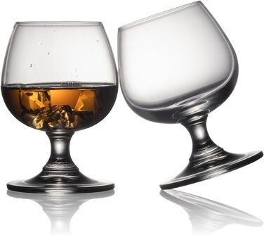 Набір келихів для коньяку та віскі Kleiner (250 мл, кришталь) – 2 шт.