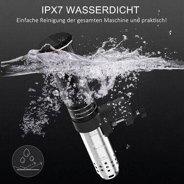 Sous Vide Garer KitchenBoss G300T: Точний кухонний прилад для приготування їжі, IPX7, LED дисплей, таймер