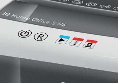Шредер Leitz IQ Home Aktenvernichter: безпечний, тихий та компактний для дому та офісу, P4, 8 листів, білий