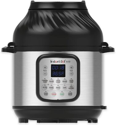 Instant Pot Duo Crisp 5.7L – мультикухня 11-в-1: мультиварка, фритюрниця, скороварка, пароварка, гриль, су-від