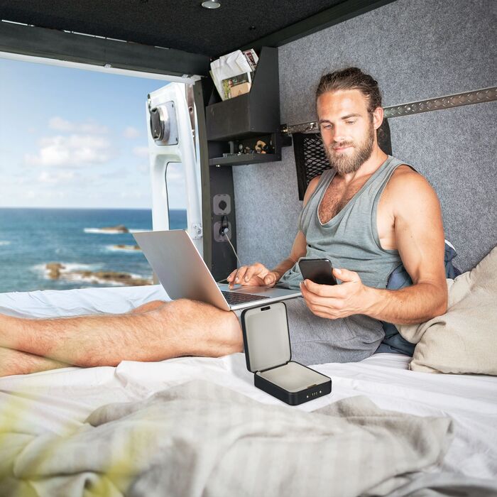 Relaxdays Захисний бокс з кодовим замком (портативний)