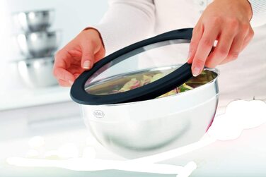 Швидка та якісна овочениця RÖSLE з кришкою та ручкою, діаметр 24 см, нержавіюча сталь 18/10