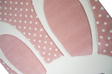 Дитячий килимок Ігровий килимок Дитячий килимок Дитячий килимок Зайчик в рожевому кремово-сірому кольорі Розмір 160х230 см