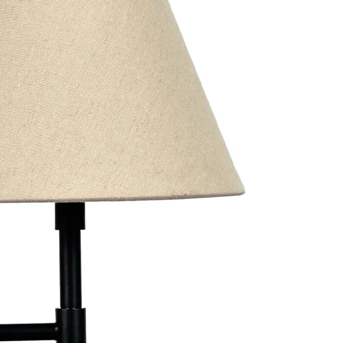 Relaxdays Стильна настінна лампа з тканинним абажуром