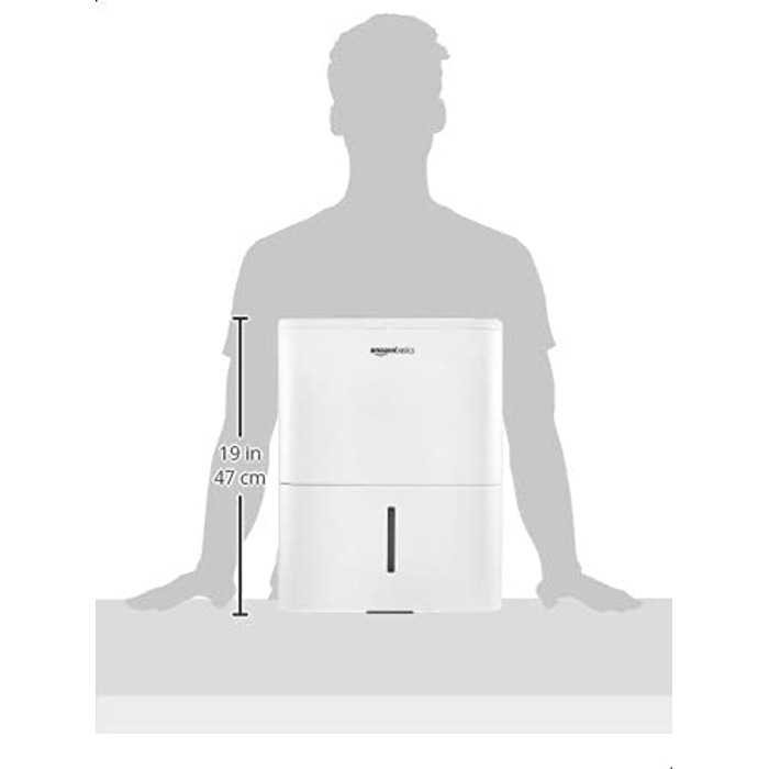 Осушувач повітря Domopolis Basics, площа до 18 м2, 10 л на день, 40 м3