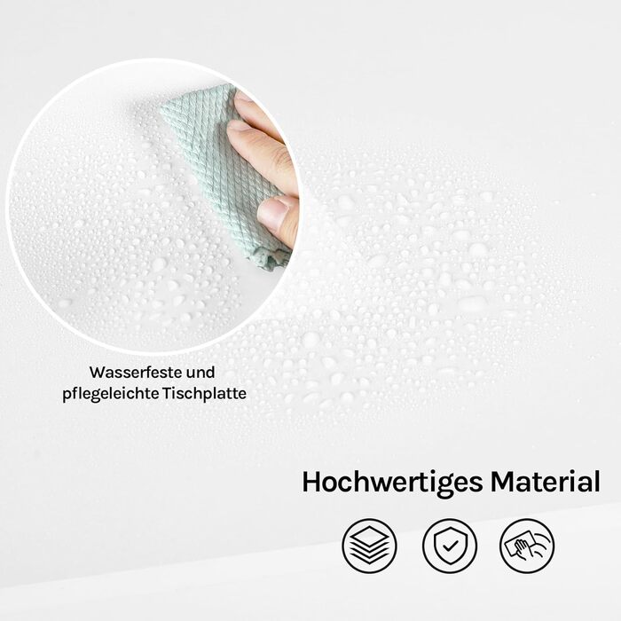 Столик-бар WOLTU з шухлядою та полицями для вина, 90x50x120 см, білий