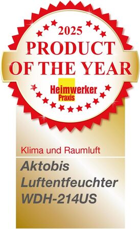 Зволожувач повітря Aktobis WDH-214US: тихий, з Wi-Fi, до 16 л/добу, цифровий дисплей