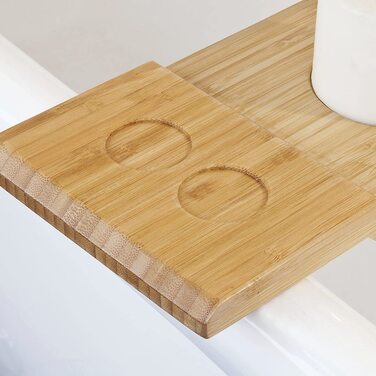 Підставка для ванни SoBuy® FRG104-N 70см: органайзер для ванни, тримач для iPad та мобільного телефону