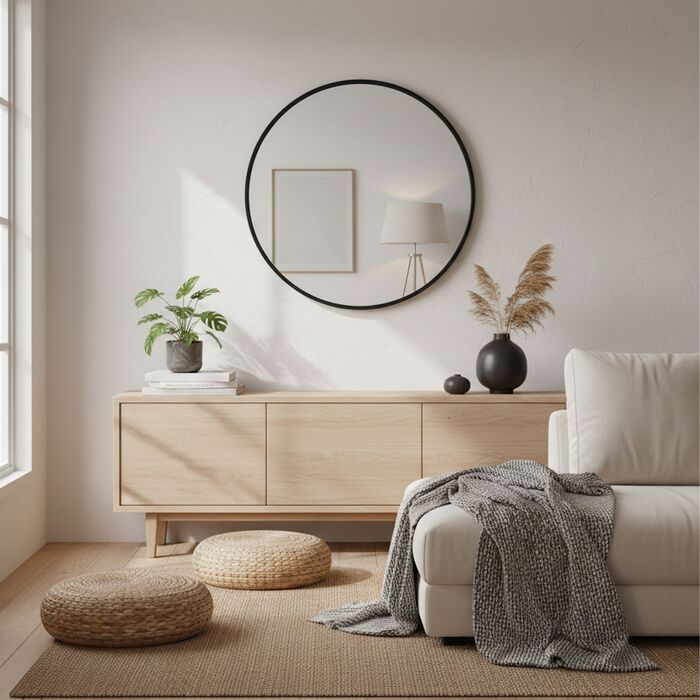 Дзеркало Relaxdays кругле