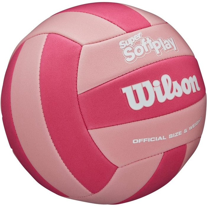 М'яч для волейбола Wilson Super Soft Play 21 см рожевий