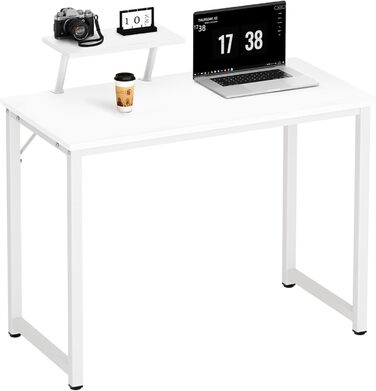 Комп'ютерний стіл SDHYL 100 см: сучасний стіл з полицями для дому та офісу