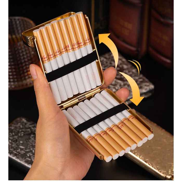 Коробка для сигарет срібло високоякісний метал для 14 сигарет звичайного розміру сигарета Peaky Blinders Товари