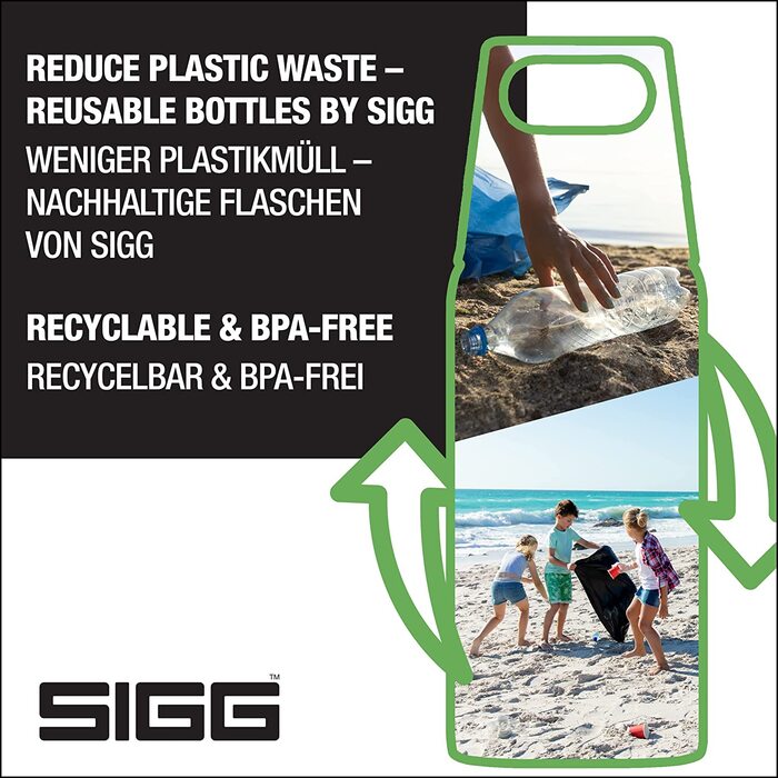 Відкрита пляшка для пиття SIGG Shield ONE (0,75 л / 1 л), екологічно чиста і герметична пляшка для пиття, довговічна спортивна пляшка для пиття