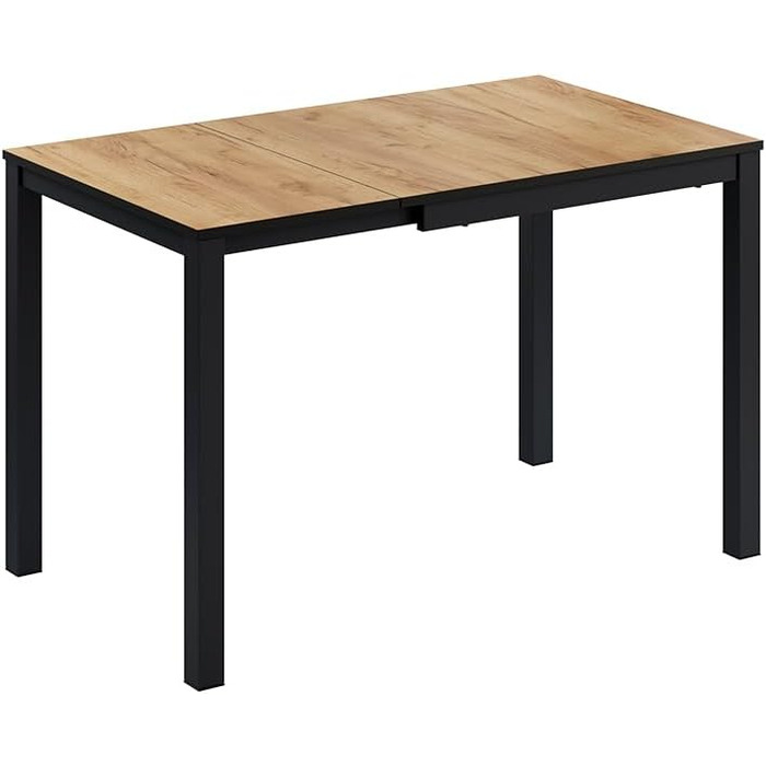 Розсувний обідній стіл Vicco Esstisch Granny, 120 x 70 см (дуб/антрацит), 80-120 x 76 x 70 см