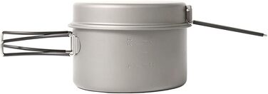 TOAKS Titan: Набір посуду для кемпінгу та хакінгів (1350мл) - сковорода, каструля, миска