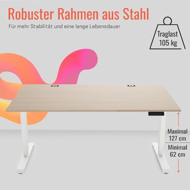 Стол Yaasa Desk Lite регульований по висоті 100x60 см, чорний – електричний офісний стіл з автопідйомом, пам'яттю та кабелепроводом. Ідеально для дому та офісу