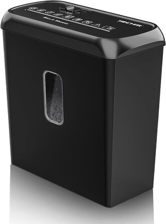 Шредер для паперу з перехресним різанням, 6 листів, знищення CD та кредитних карт, 11л контейнер, SCH06 Ultra