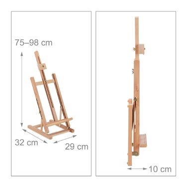 Мольберт Relaxdays XL з бука