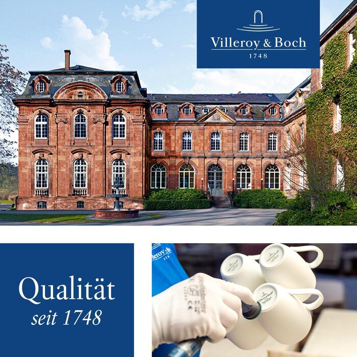 Кавова чашка Villeroy & Boch Manufacture, 2 шт., преміум фарфор, чорний колір, 12x12x19,5 см, для миття в посудомийній машині, сумісна з мікрохвильовою піччю