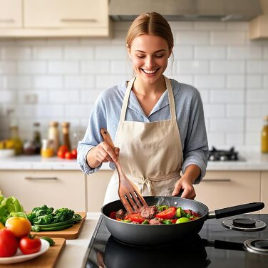 Набір кухонних аксесуарів з текового дерева (10 шт) з підставкою: лопатка, половник, шумовка, ложка для салатів, виделка для салатів