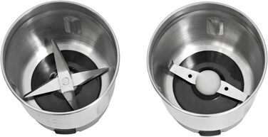 ProfiCook Kaffeeschlagwerk PC-KSW 1021 N: Електричний подрібнювач для кави та спецій, нержавіюча сталь, 200 Вт, імпульсний режим