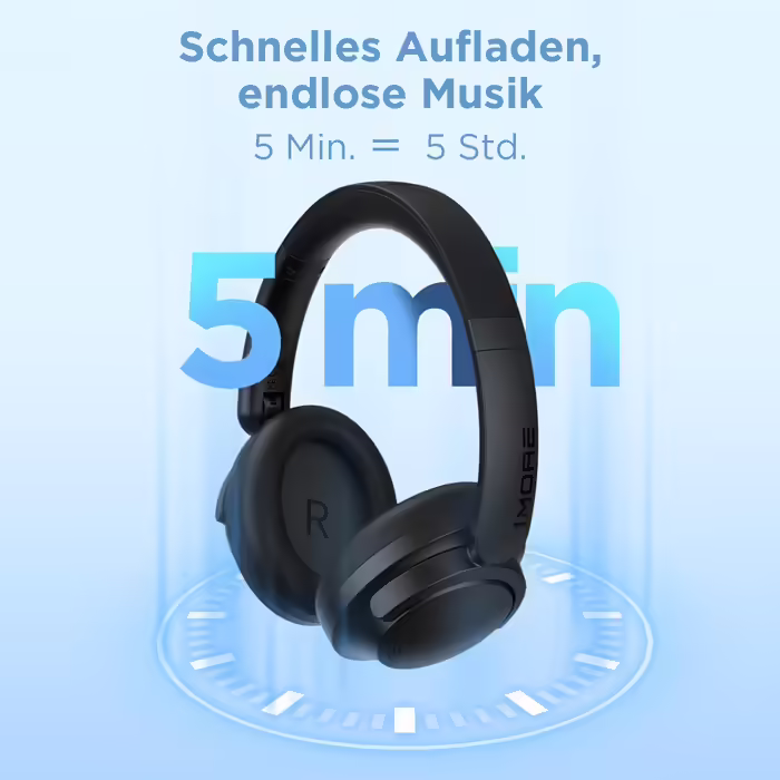 Бездротові навушники 1MORE SonoFlow SE з Bluetooth, активним шумозаглушенням, мікрофоном, глибоким басом, EQ, 70 годин автономної роботи, швидкою зарядкою
