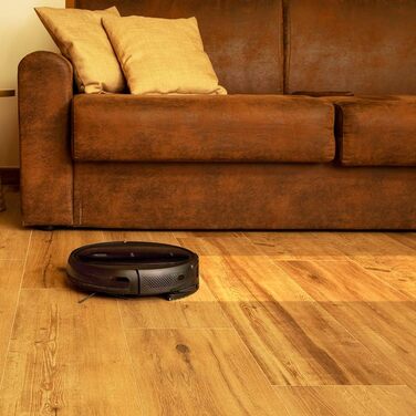 Пылесос робот Cecotec Conga Perfect & Clean Connected Titanium, 2100 Pa, 160 хв, 10 режимів, Jalisco, App, Чорний