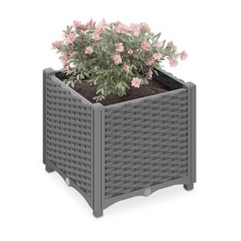 Горщик для рослин Relaxdays з імітацією ротангу