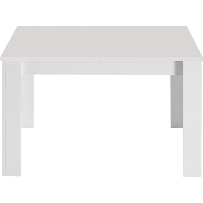 Розсувний обідній стіл Habitdesign Kendra, білий та канадський дуб, 140–190 x 78 x 90 см