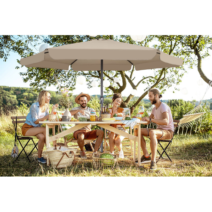 Parasol Maui Taupe Ø330см Захист від ультрафіолету 80+