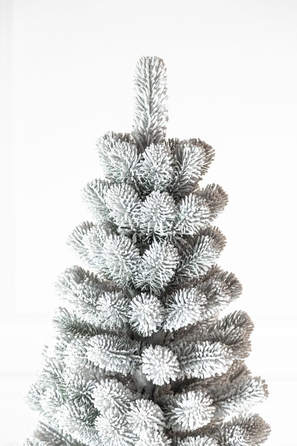 Ялинка лита 'Президентська' конусна ЗАСНІЖЕНА 2,10м