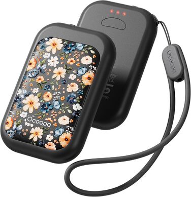 Електричні грілки для рук OCOOPA UT4 Young (Wiesenblumen), 5000mAh, 2 шт. - Компактні, Водонепроникні, Швидкий нагрів, USB