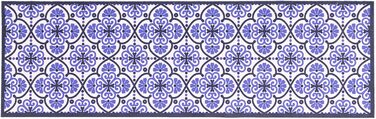 Кухонний килим Primaflor-високоякісна кухонна доріжка-міцний килимок для передпокою-Нековзна доріжка для килимів - 50 x 150 см - (45x145 см, Лісабон)
