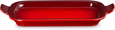 Форма для запікання Le Creuset прямокутна зі скляною кришкою, 3 л, вишнево-червоний колір