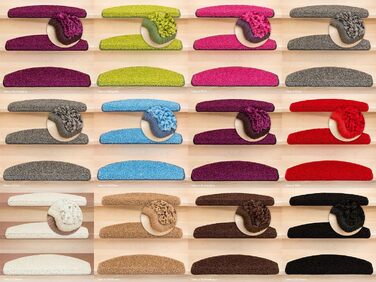 Ступінчасті килимки Kettelservice-Metzker Shaggy: набір 15 шт. (кремовий)