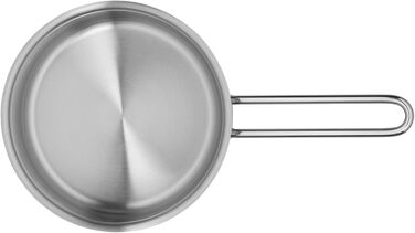 Каструля Silit Achat з нержавіючої сталі 16 см без кришки, 1.4 л, для індукційних плит, без покриття, придатна для духовки