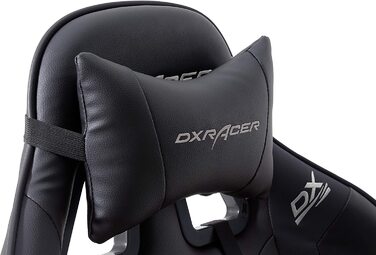 Ігрове крісло Robas Lund DX Racer Sport OK 132, ергономічне крісло керівника з регулюванням висоти (чорний)