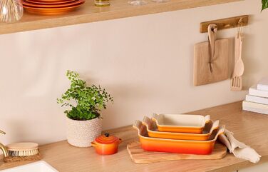 Форма для запікання Le Creuset прямокутна, 26 см, 2.4 л, кераміка, червона